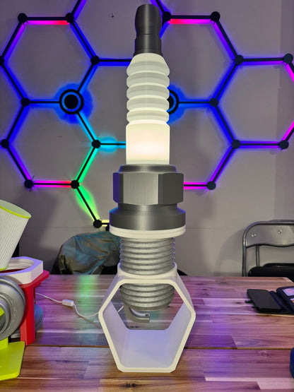 Spark plug lamp