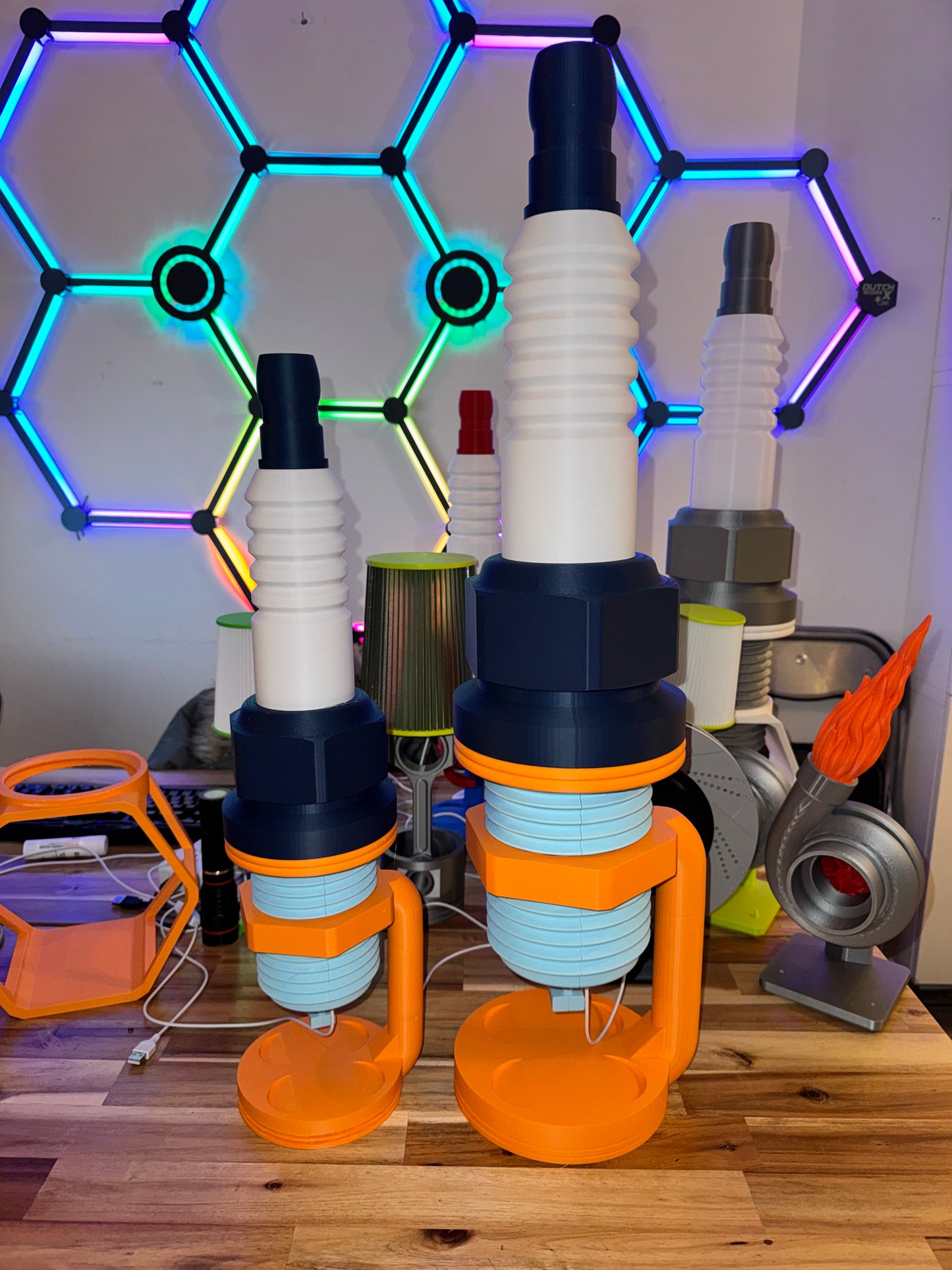 Spark plug lamp