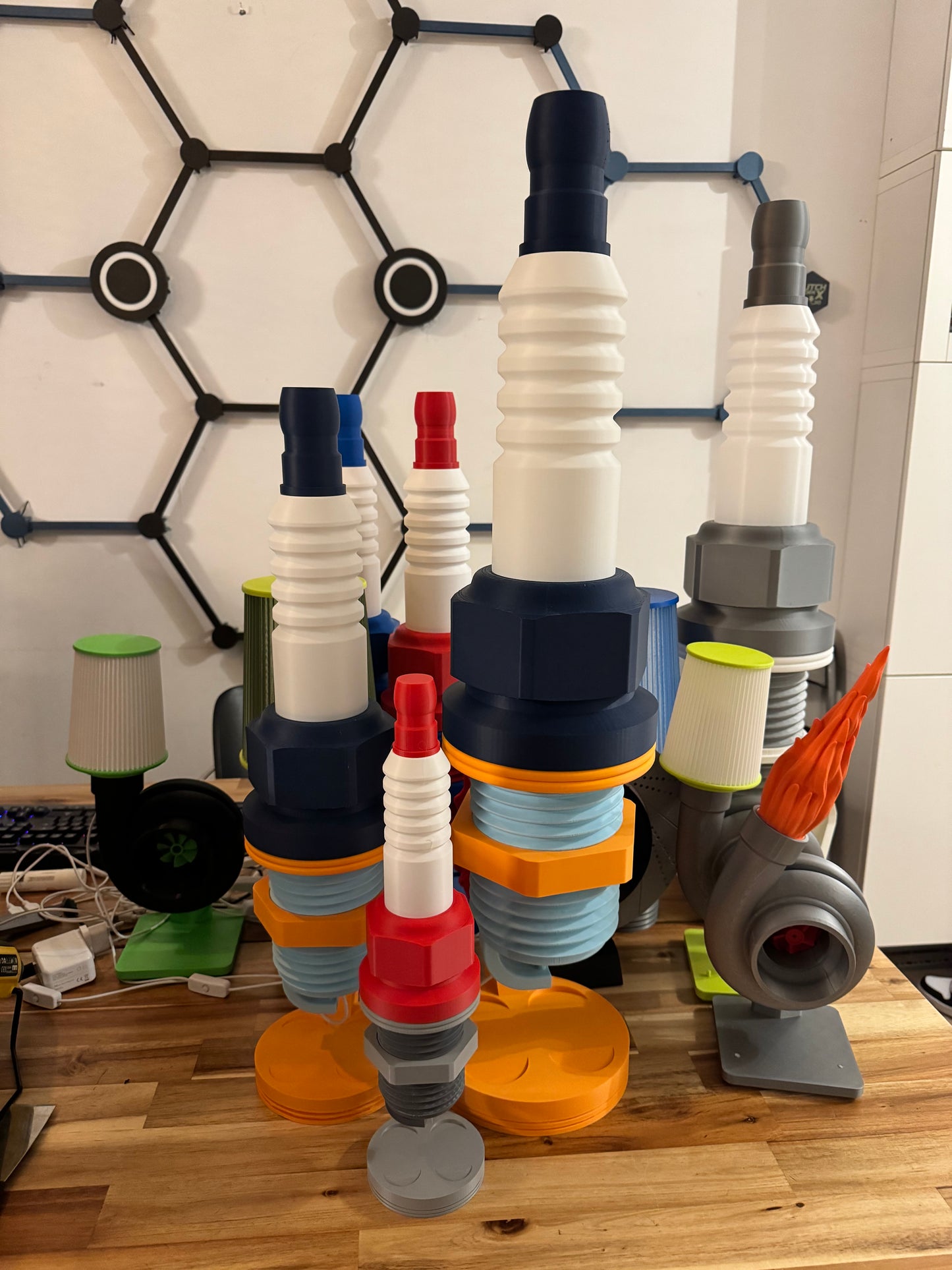 Spark plug lamp
