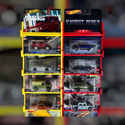 Wand display voor hot wheels kaarten