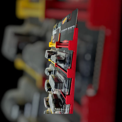 Wand display voor hot wheels kaarten