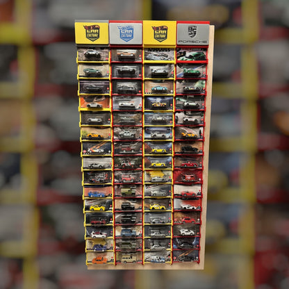 Wand display voor hot wheels kaarten