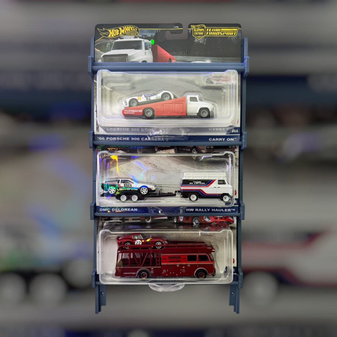 Wand display voor hot wheels kaarten