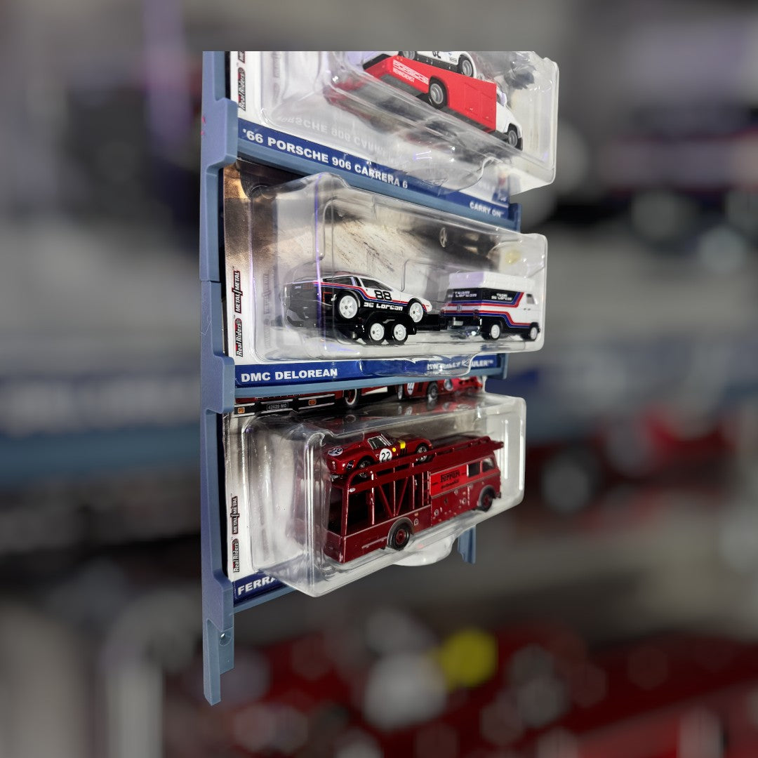 Wand display voor hot wheels kaarten