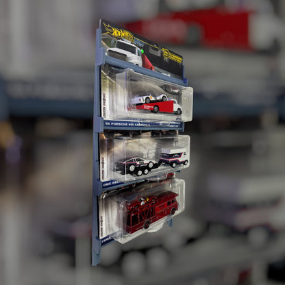 Wand display voor hot wheels kaarten