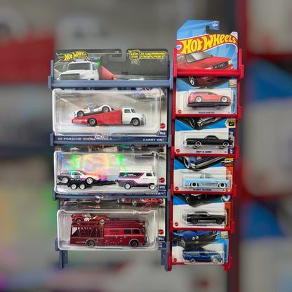 Wand display voor hot wheels kaarten